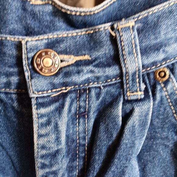 Sz 11 27x33 True Vintage Denim Jeans Anthony's 1970's High-Waisted Tapered Leg - Picture 6 of 8